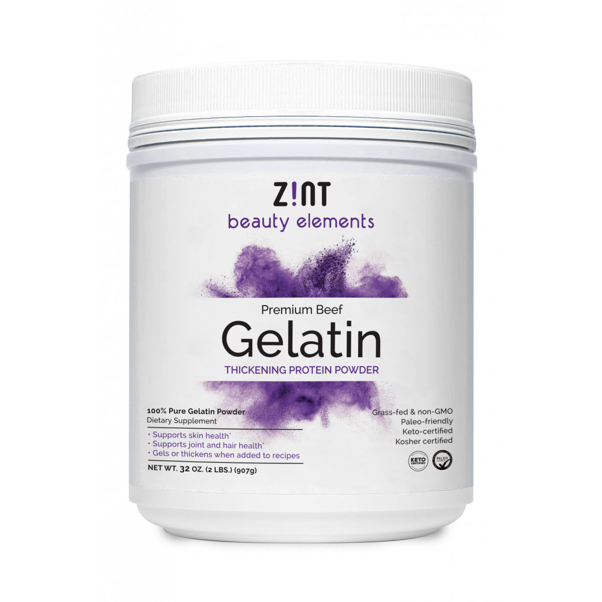 Beef Gelatin - ZINT Nutrition | Most natural, nutrient-rich ingredients